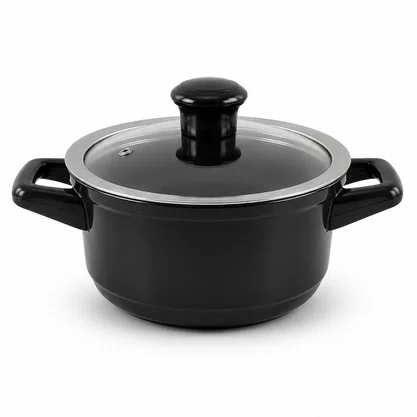 Jogo de Panelas de Cerâmica 5 Peças Duo Smart Preto Ceraflame