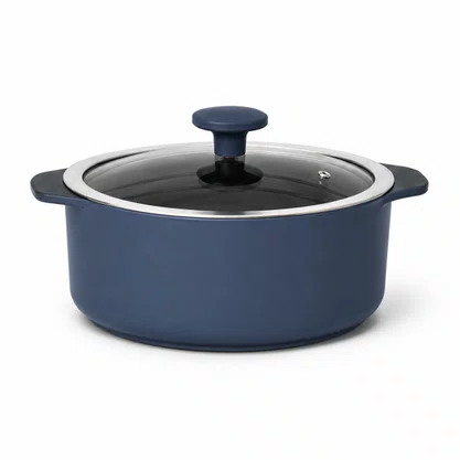 Jogo de Panelas de Cerâmica 5 Peças Slim Azul Indigo Ceraflame