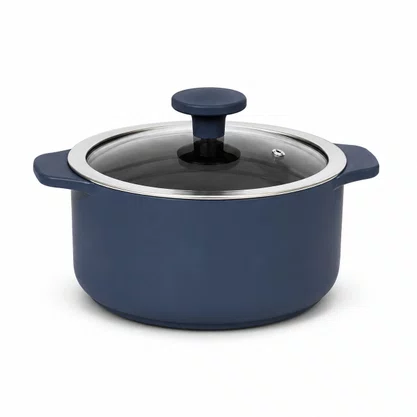 Jogo de Panelas de Cerâmica 5 Peças Slim Azul Indigo Ceraflame