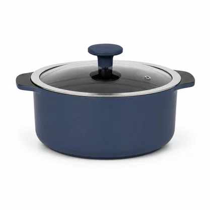 Jogo de Panelas de Cerâmica 5 Peças Slim Azul Indigo Ceraflame