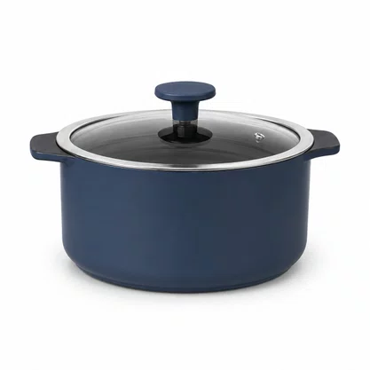 Jogo de Panelas de Cerâmica 5 Peças Slim Azul Indigo Ceraflame