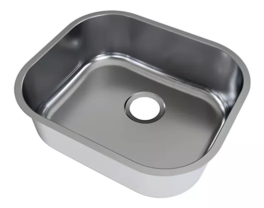 Kit 2 Cuba De Inox Simples Riva 40x34x14,5 S/vsa 3,5 - Docol