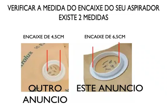 Kit 3 Sacos De Pó Para Aspirador Electrolux Gt3000 A20 Cse19