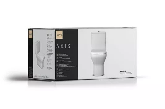 Kit Bacia com Caixa Acoplada Axis Branco Deca