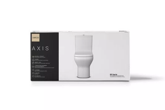 Kit Bacia com Caixa Acoplada Axis Branco Deca