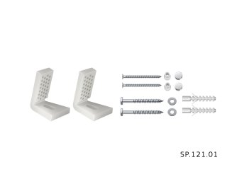 Kit Bacia Convencional Monte Carlo Branco Deca KP8 17