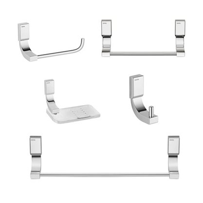 Kit Acessórios BWC Top Docol Cromado - 5 Peças