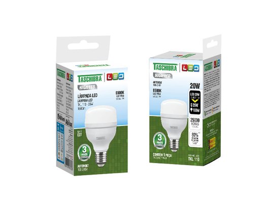 Lâmpada High Led Taschibra 6500K 20W TKL 110