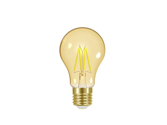 Lâmpada Led Filamento Vintage Âmbar Taschibra 4W A60