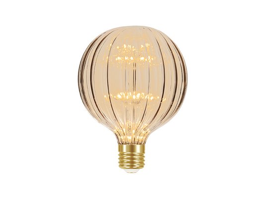 Lâmpada Led Fireworks Vintage Âmbar Taschibra 2W G125
