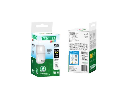 Lâmpada Led Taschibra 6500K 15W TKL 90