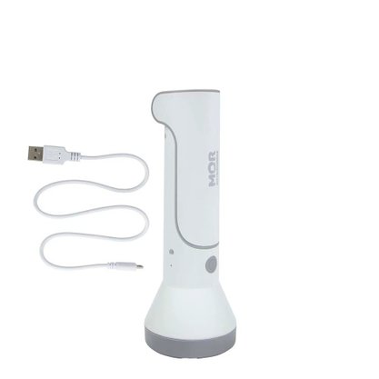 Lanterna Recarregável Branca Mor 140 Lumens  9186