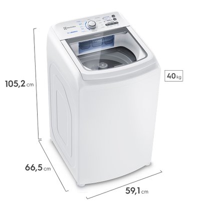 Lavadora de Roupas Essential Care com Cesto Inox Electrolux 14kg LED14
