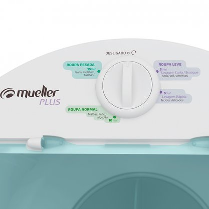 Lavadora de Roupas Semiautomática Plus Branca 4.5kg Mueller