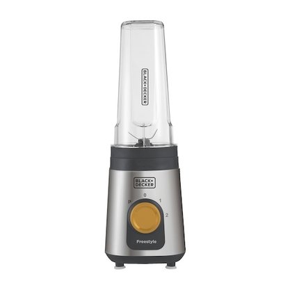 Mini Liquidificador Processador Black Decker 2x1 Portátil Cor Inox