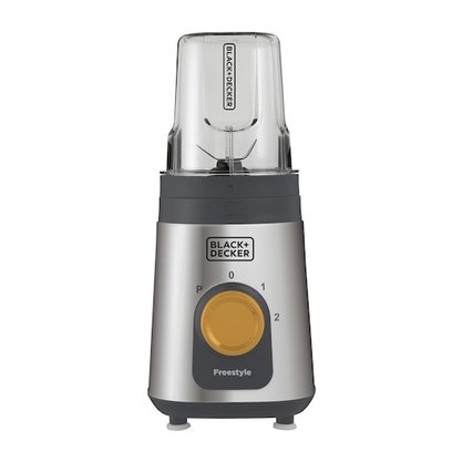 Mini Liquidificador Processador Black Decker 2x1 Portátil Cor Inox