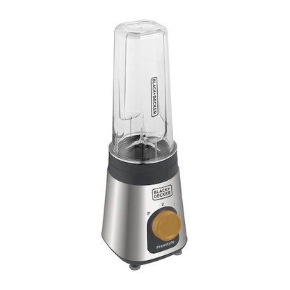 Mini Liquidificador Processador Black Decker 2x1 Portátil Cor Inox