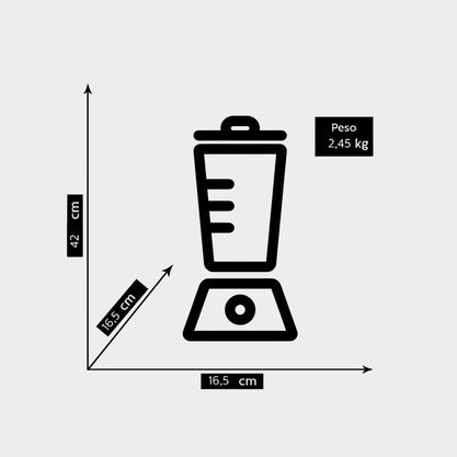 Liquidificador Problend Serie 5000 Preto Walita RI2240/90