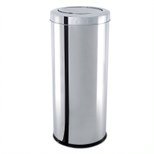 Lixeira Inox com Tampa Basculante 28 litros Decorline Brinox 3032/204