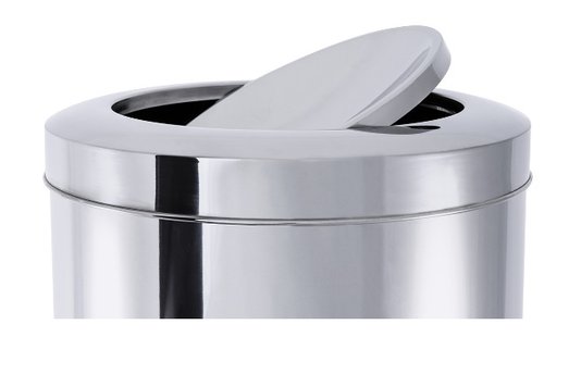 Lixeira Inox com Tampa Basculante Decorline Brinox 5,4 litros 3032/202