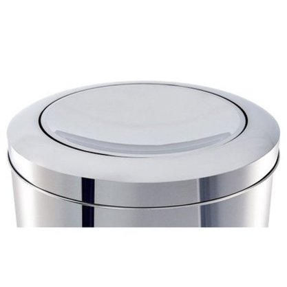Lixeira Inox com Tampa Basculante Decorline Brinox 7,8 litros 3032/206