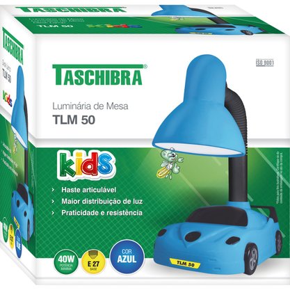 Luminária de Mesa Led Kids Azul Taschibra TLM 50