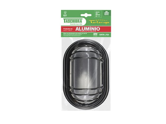Luminária Tartaruga Preta Suprema Taschibra