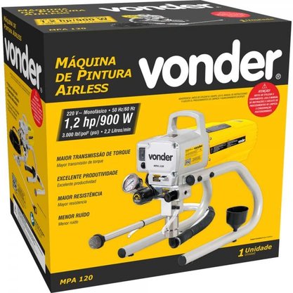 Máquina de Pintura Airless Vonder MP 120  62.20.001.220