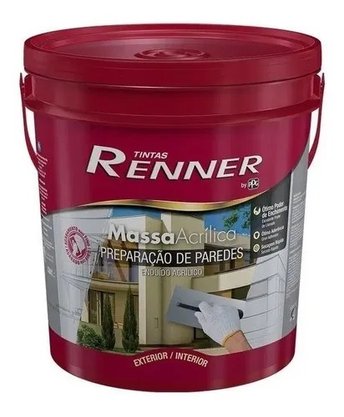 Massa Acrilica Premium Branca Renner 25,53 kg