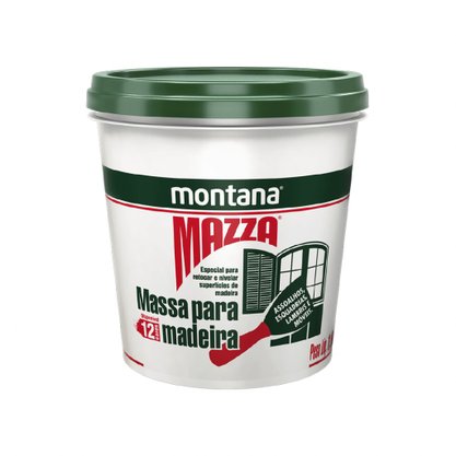 Massa para Madeira Mazza Branco Montana 1,6kg