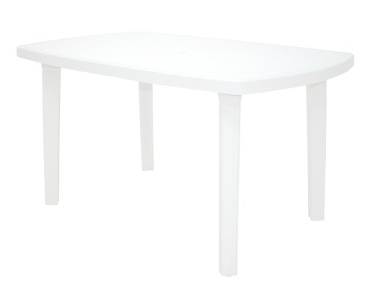 Mesa Camboriú Retangular em Polipropileno Branco Tramontina 92302/010