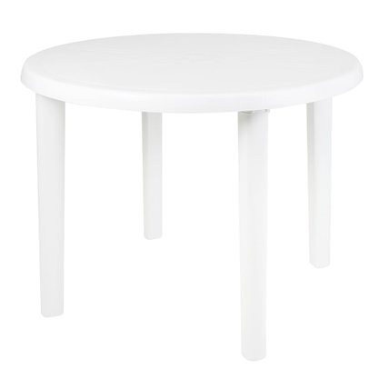 Mesa Plástica Redonda Desmontável Mor 15151451