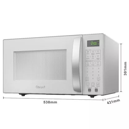 Micro-ondas 32l Com Menu Fácil Cms46ab Branco Consul