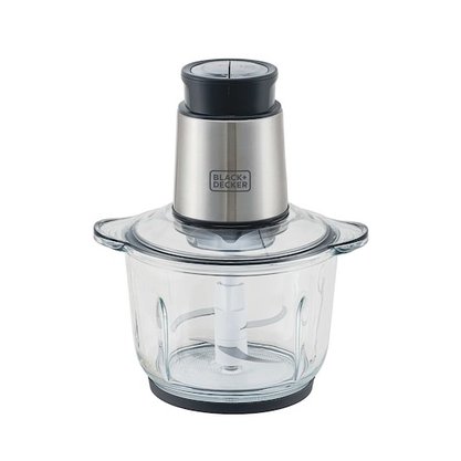 Miniprocessador Copo Vidro Gourmad Gris MP300G-B2 B e Decker