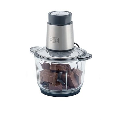 Miniprocessador Copo Vidro Gourmad Gris MP300G-B2 B e Decker