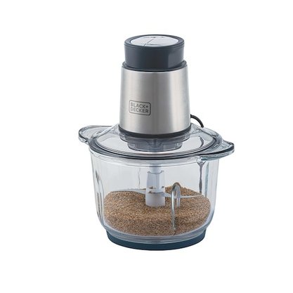 Miniprocessador Copo Vidro Gourmad Gris MP300G-B2 B e Decker
