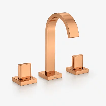 Misturador de Mesa Bica Alta Polo Red Gold Deca 1877.GL33.RD