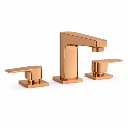Misturador de Mesa Bica Baixa Level Red Gold Deca 1875.GL26.RD