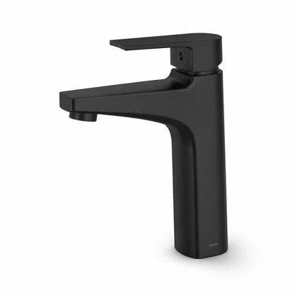 Misturador de Mesa Monocomando Bica Média Black Matte Deca 2880.BL26.MT