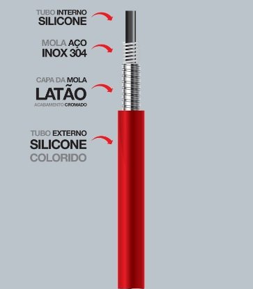 Misturador Monocomando de Mesa Lorenflex Alto Preto Lorenzetti 2257 B27