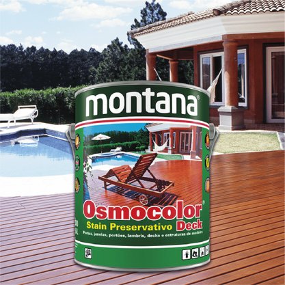 Verniz Osmocolor Stain Deck Castanho 18L Montana