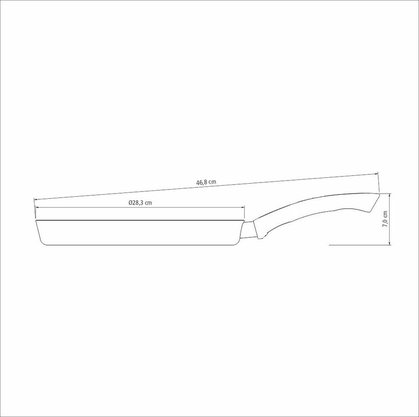 Panquequeira Paris em Alumínio Vermelha  Tramontina 28cm 20148/728