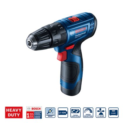 Parafusadeira e Furadeira á Bateria com Maleta Bosch GSB 120-LI 12V
