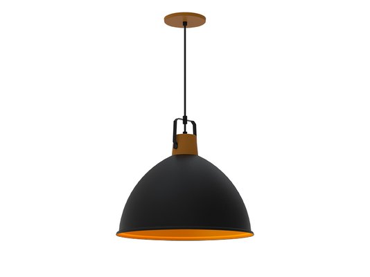 Pendente Factory Preto Fosco Taschibra