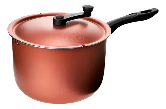 Pipoqueira Ø22 Cm 5,5 L Clove Ø 22 X 15,5 Cm - Cobre Brinox