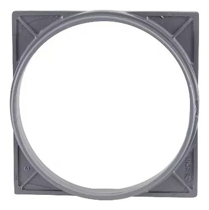 Porta Grelha Caixa Sifonada Quadrada Prata 150mm Tigre