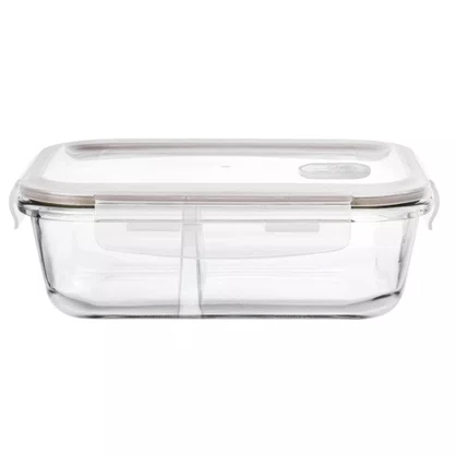 POTE VIDRO C/ DIVISORIA 1040ML  QUADRADO 30208