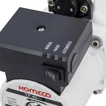 Pressurizador Chuveiro Mini Bomba Komeco Tp 40 127V
