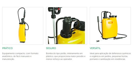 Pulverizador Costal com Alavanca Guarany 10 litros