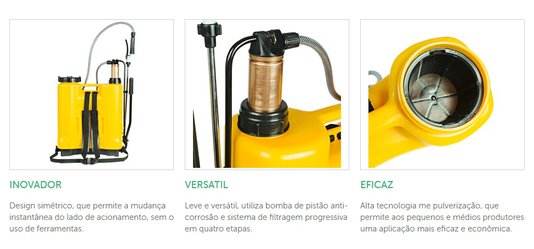 Pulverizador Costal com Alavanca Guarany 20 litros